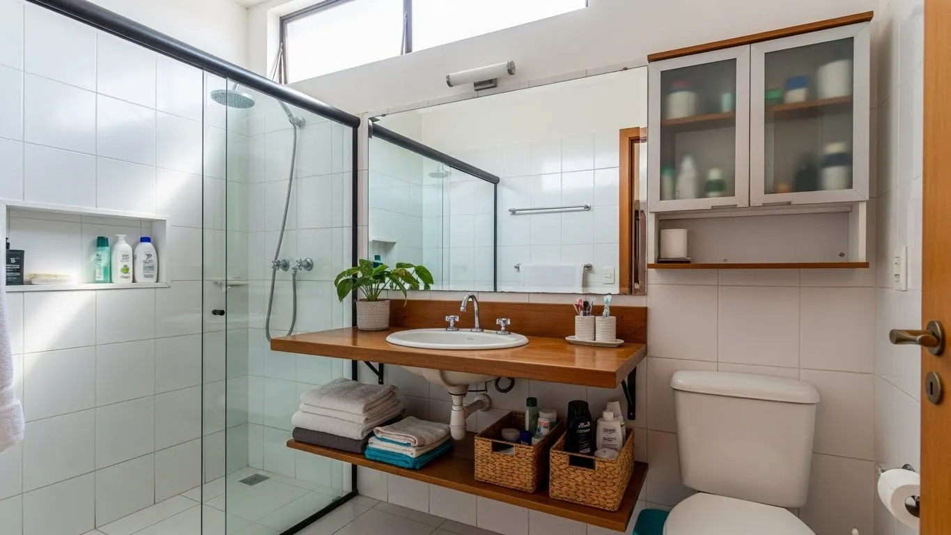 Como manter o banheiro funcional durante a semana