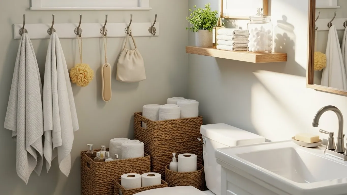 Soluções práticas para organização do banheiro