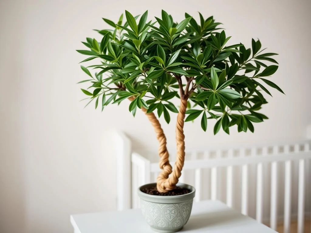 Árvore da Felicidade (Polyscias fruticosa) - plantas seguras para quartos de bebê Árvore da Felicidade (Polyscias fruticosa) - plantas seguras para quartos de bebê
