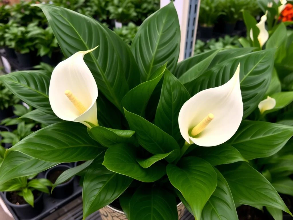 Lírio da Paz (Spathiphyllum wallisii) - plantas seguras para quartos de bebê Lírio da Paz (Spathiphyllum wallisii) - plantas seguras para quartos de bebê