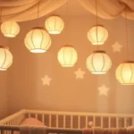 iluminação ideal para quarto do bebê