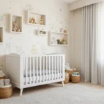 quarto de bebê seguro e bonito