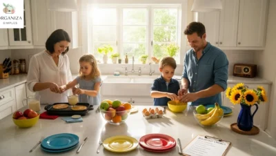 Crie uma Rotina Matinal Perfeita para Toda a Família em 7 Dias. 
