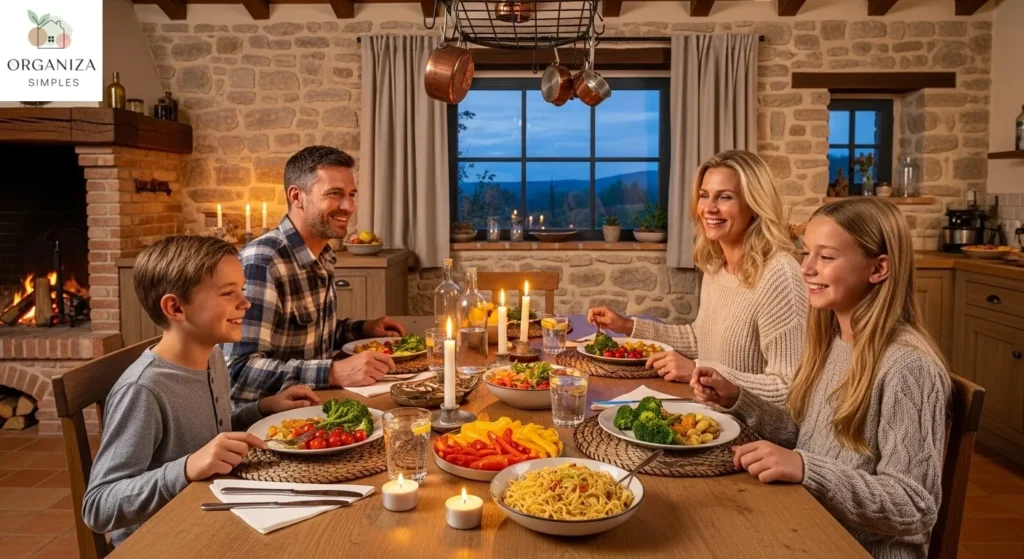 Dicas para Jantares em Família: Receitas Rápidas e Saudáveis. 