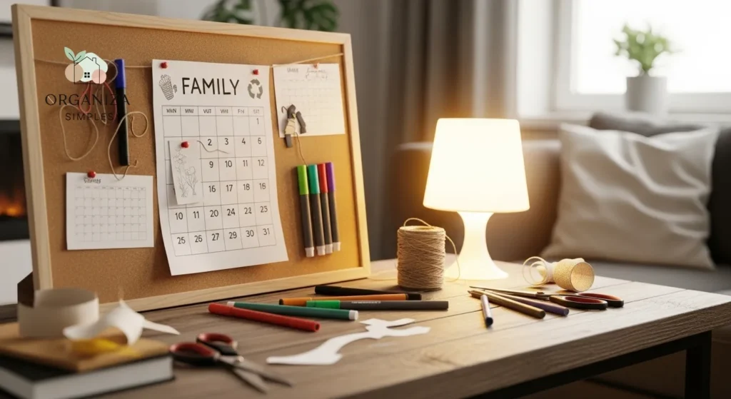 Como Criar um Calendário Familiar Sem Gastar Nada: Passo a Passo. Organização Doméstica