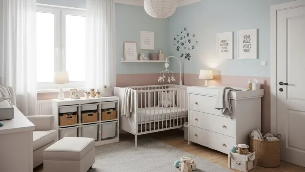 decorar o quarto do bebê de forma simples e funcional