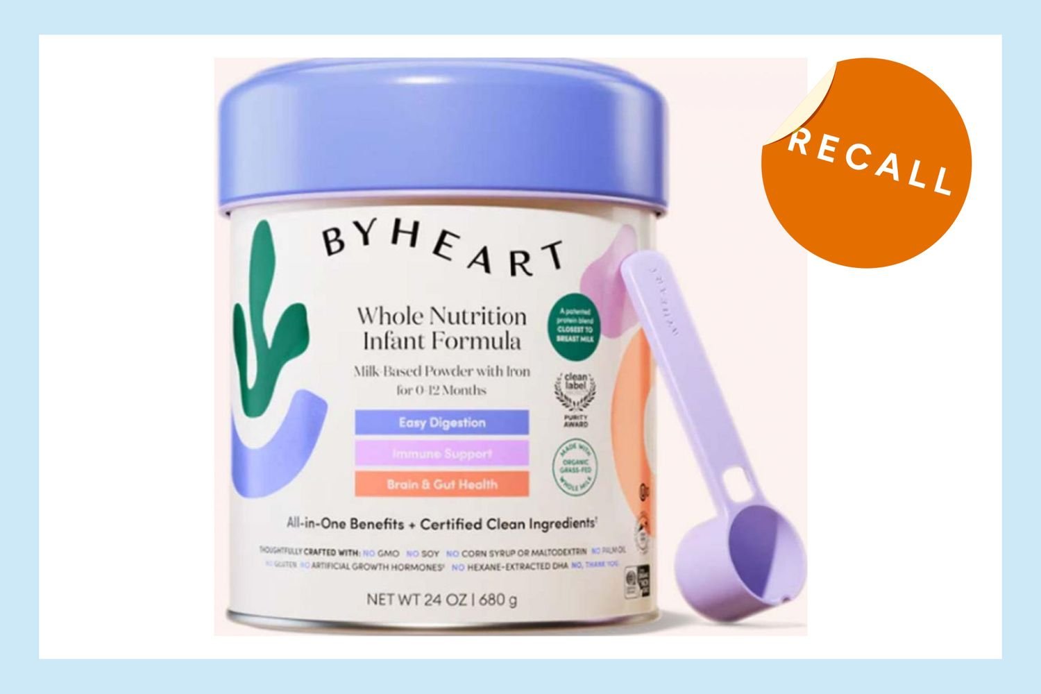FDA amplia recall de fórmula infantil ByHeart após 23 casos de botulismo em bebês - Imagem do artigo