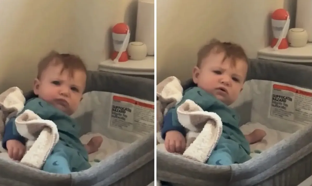 Bebê viraliza no TikTok ao acordar contrariado e reacende debate sobre rotina e segurança do sono infantil - Imagem do artigo