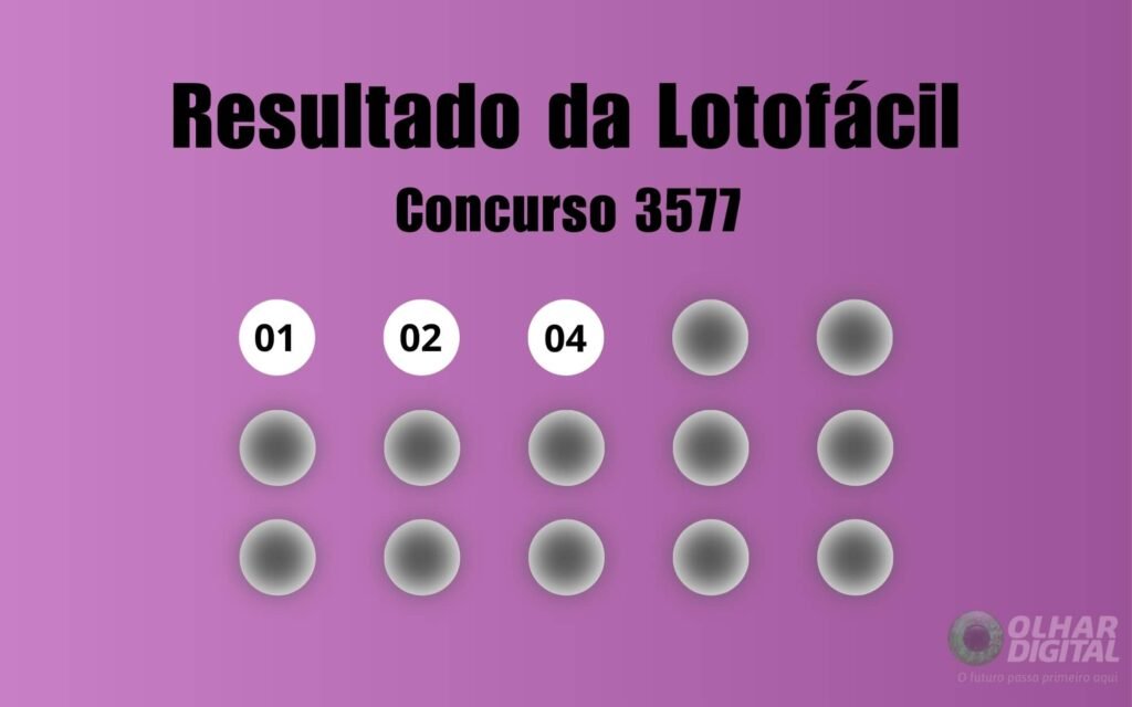 Resultado da Lotofácil 3577: veja números, ganhadores e próximos passos do sorteio de 2/01 Resultado da Lotofácil 3577: veja números, ganhadores e próximos passos do sorteio de 2/01