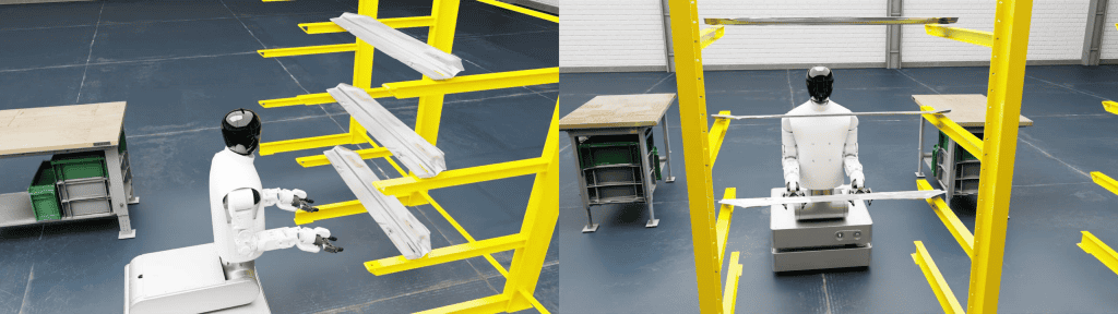 Robô humanoide da Ford supera metas de produtividade em teste de fábrica na Alemanha Robô humanoide da Ford supera metas de produtividade em teste de fábrica na Alemanha