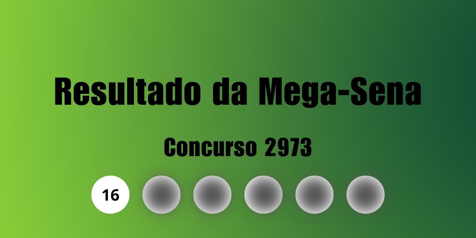 Resultado da Mega-Sena: concurso 2973 acumula, revela dezenas e eleva prêmio a R$ 72 milhões - Imagem do artigo